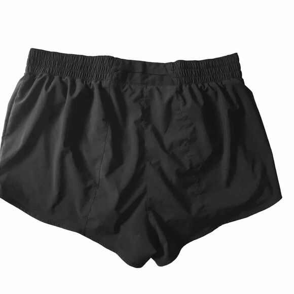 Nike Women’s Swoosh Shorts Plus Size 2X Black Waistband Pocket Inner Lining Gym - Picture 4 of 11